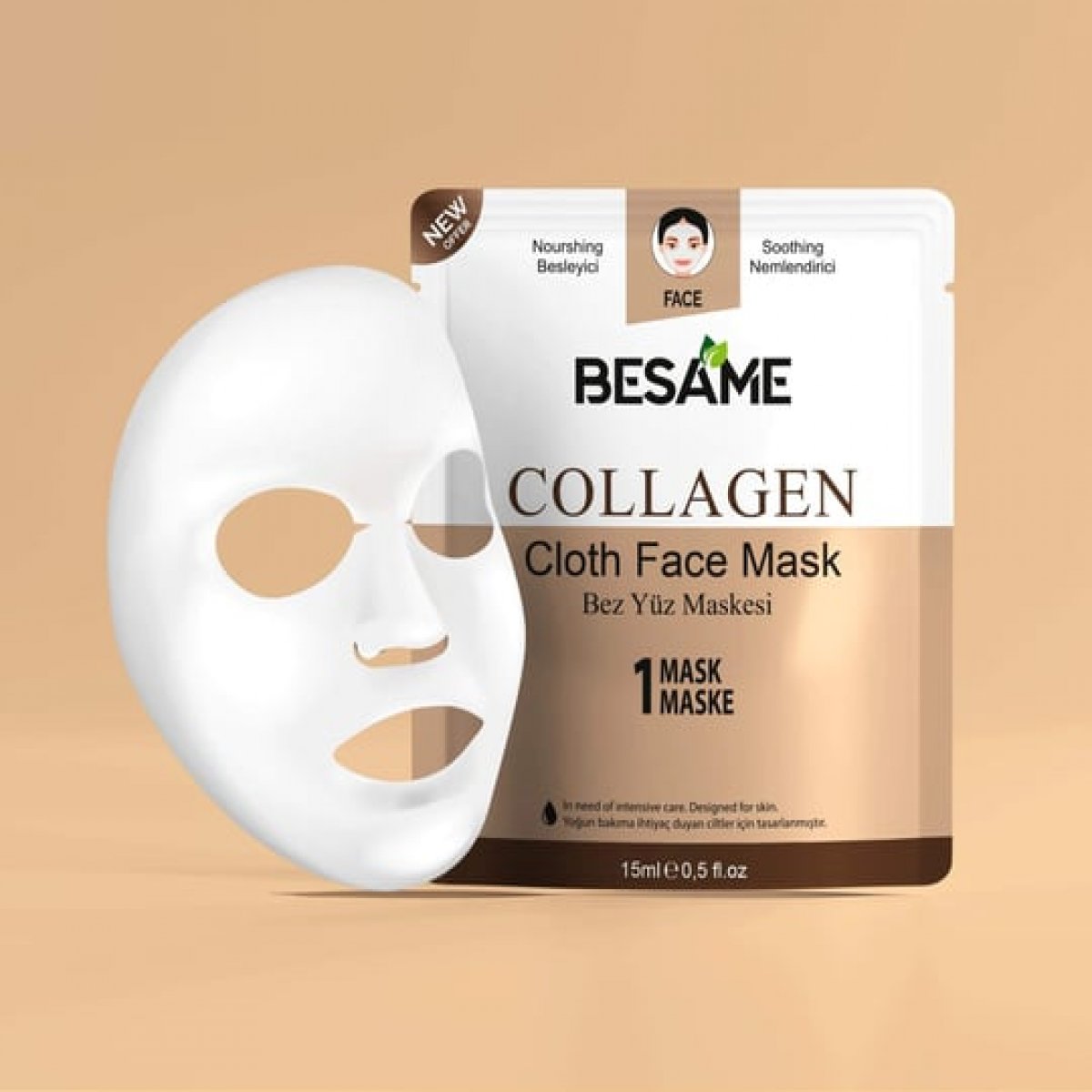 BESAME BEZ YÜZ MASKESİ SALMON OIL 15ML. 