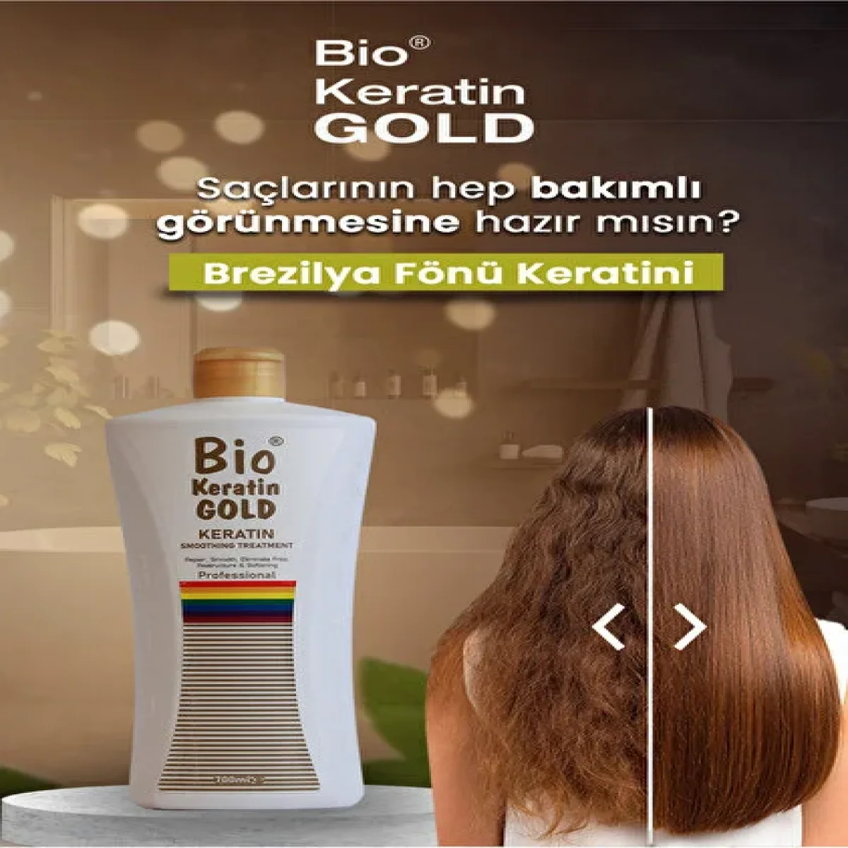 Bio Gold Keratin Brezilya Fönü İçin  700 Ml