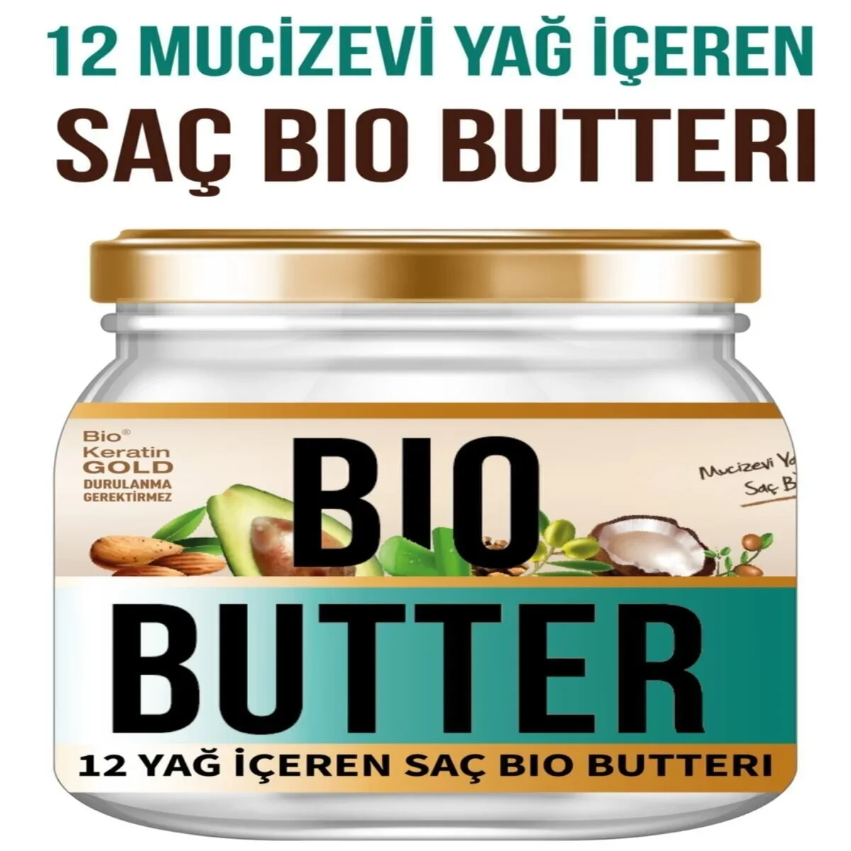 Bio Keratin Gold Bio Butter Saç Bakım Yağı 210 Ml
