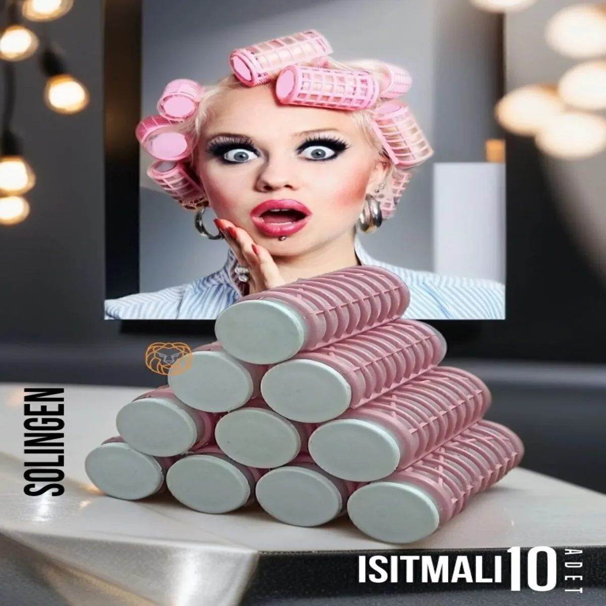 Isıtmalı Sulu Bigudi 2.5 cm 10 Adet 