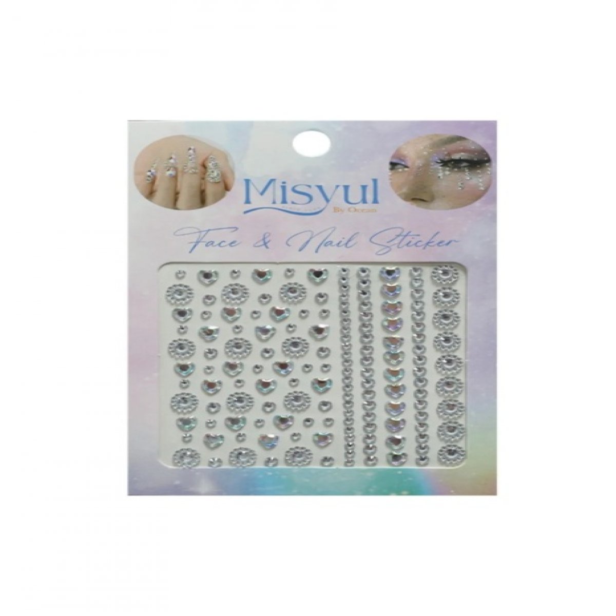 Kalp Vücut Yüz Tırnak Sticker Makyaj Taşı Yapışkanlı