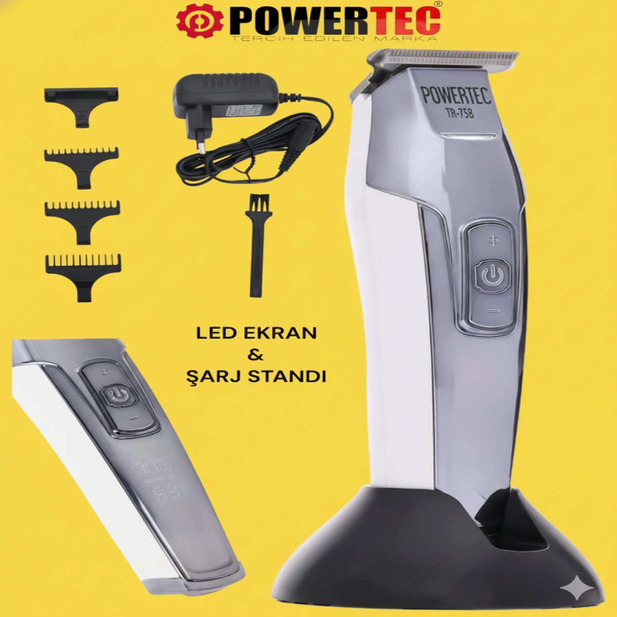 Powertec 758 Ense Sakal Çizim Makinası