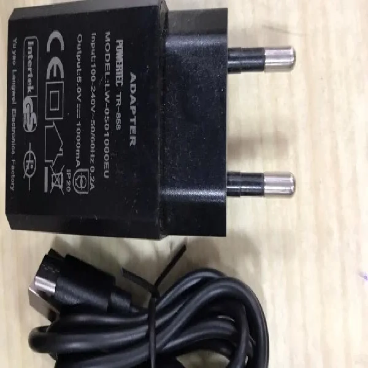 Powertec 858 sakal ve ense makinası şarj kablosu
