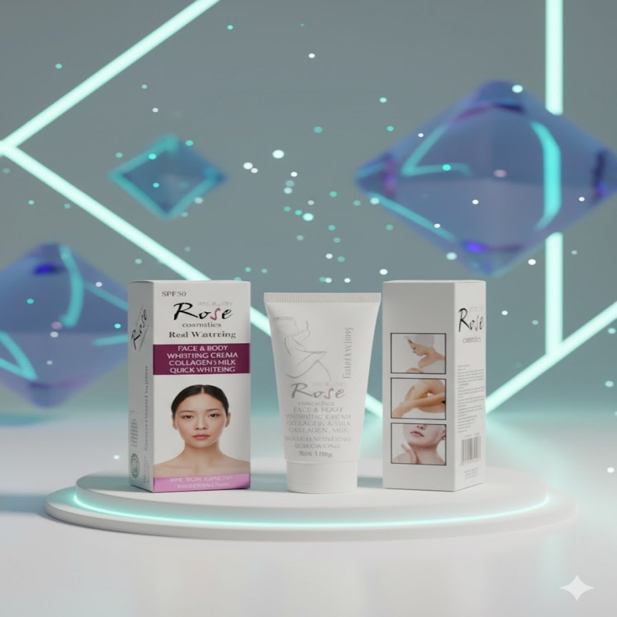  Rose Cilt Beyazlatıcı Krem 75 ml 