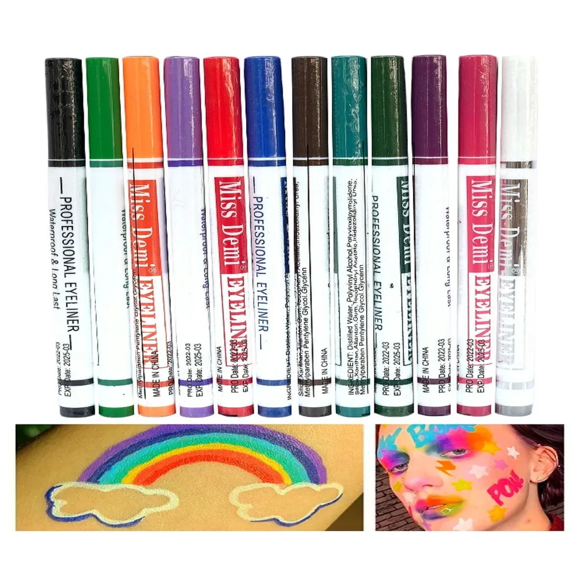 Rose Renkli Eyeliner 