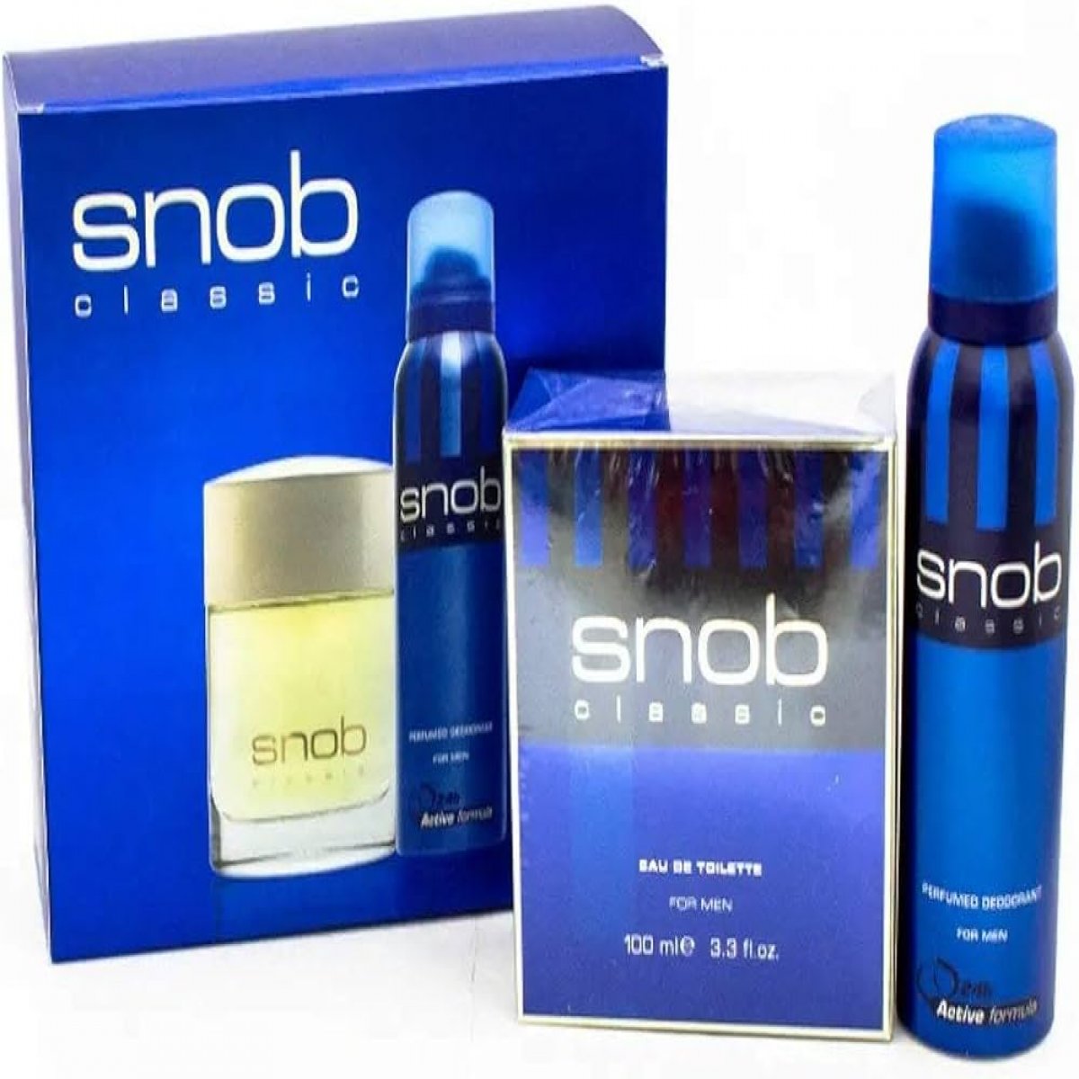 Snob Classic EDT+Deodorant Gift Set, 250 ml 